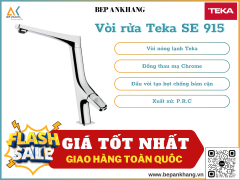 Vòi rửa Teka SE 915 - Chất liệu đồng thau mạ Chrome - Sản xuất tại nhà máy Teka